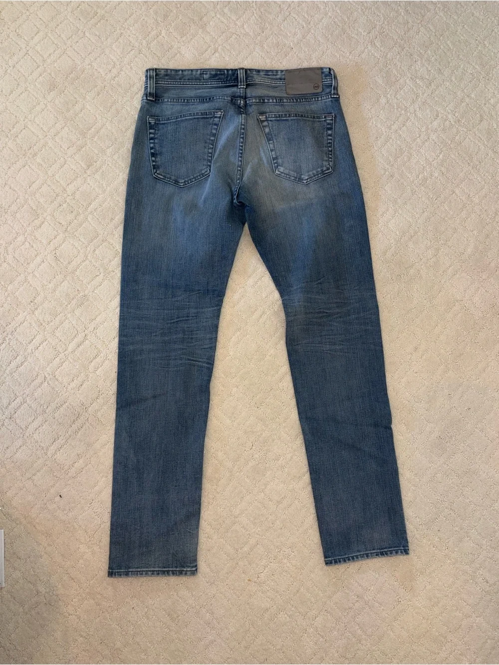 Ag Adriano Goldschmied Men's Slim Jeans in Faded Blue